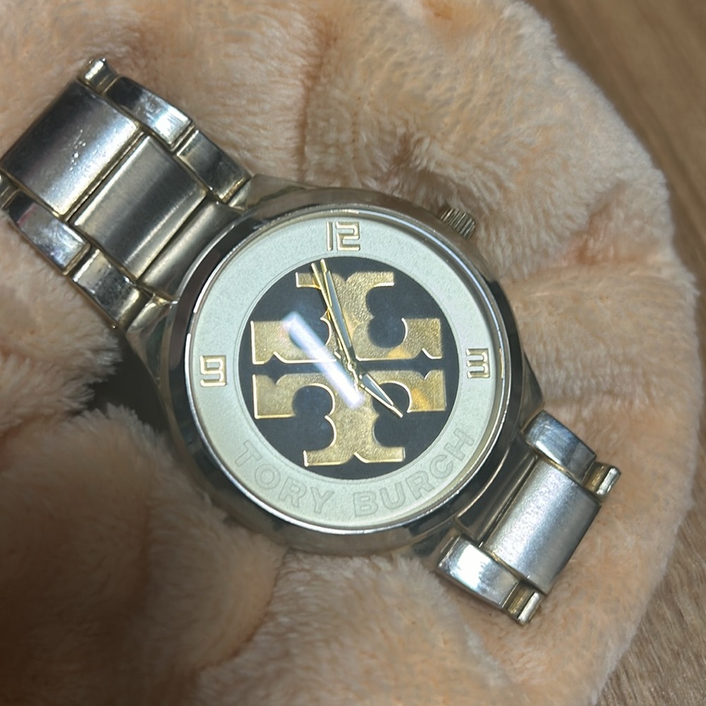 One of a kind gold Tory Burch watch!